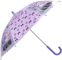 PARASOL DZIECIĘCY KUROMI SANRIO transparentny 70 cm półprzezroczysty