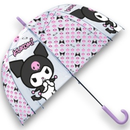 PARASOLKA TRANSPARENTNA KUROMI 19″ dziecięca manualna