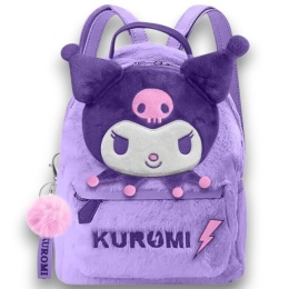 PLECAK PLUSZOWY KUROMI 32 cm HELLO KITTY dziecięcy przedszkolny