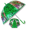 Parasol transparentny MINECRAFT śr. 70cm dla dzieci