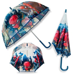 Parasol transparentny SPIDERMAN śr. 70cm dla dzieci