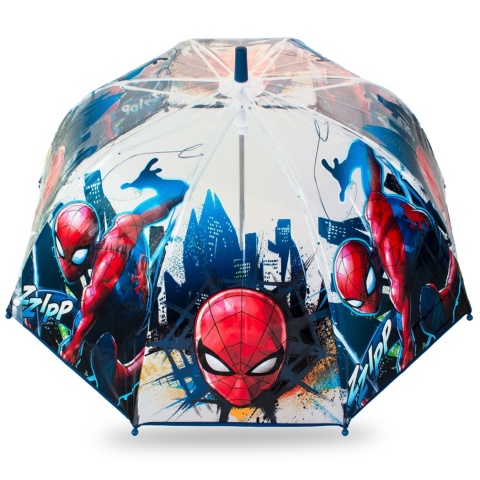 Parasol transparentny SPIDERMAN śr. 70cm dla dzieci