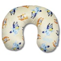 Poduszka podróżna na szyję BLUEY Rogal dla dzieci 33x28cm