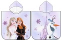 Ponczo Poncho Ręcznik KRAINA LODU FROZEN dla dzieci 55x110 Kaptur Bawełna