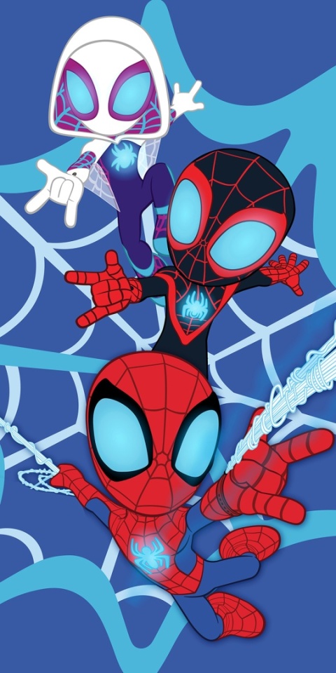 Ręcznik kąpielowy plażowy SPIDERMAN 70x140 Bawełna