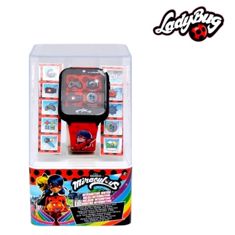 SMARTWATCH DZIECIĘCY MIRACULOUS BIEDRONKA 10 FUNKCJI zegarek interaktywny