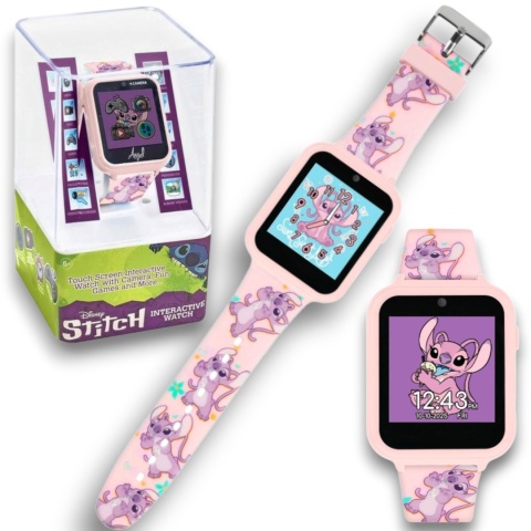 SMARTWATCH DZIECIĘCY STITCH ANGEL 10 FUNKCJI zegarek interaktywny