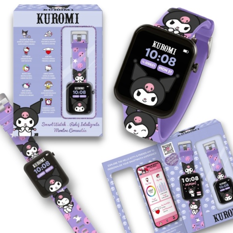 SMARTWATCH KUROMI dziecięcy zegarek z aplikacją Bluetooth dla dzieci