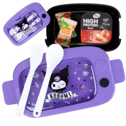 ŚNIADANIÓWKA KUROMI COOLPACK lunchbox 1100ml przegródka sztućce