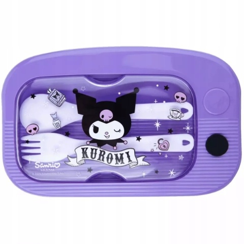 ŚNIADANIÓWKA KUROMI COOLPACK lunchbox 1100ml przegródka sztućce