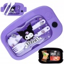 ŚNIADANIÓWKA KUROMI COOLPACK lunchbox 1100ml przegródka sztućce