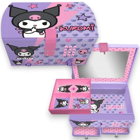 SZKATUŁKA NA BIŻUTERIĘ KUROMI na kod z dźwiękiem