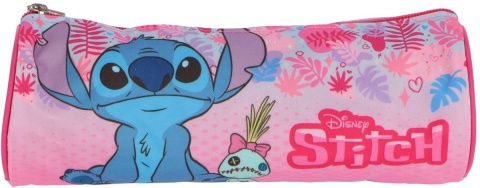 Piórnik tuba STITCH 23x8cm RÓŻOWY