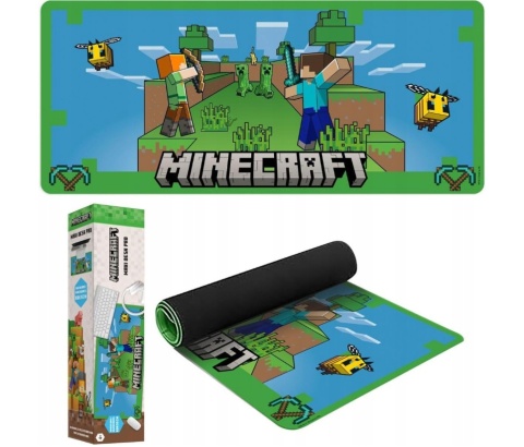 PODKŁADKA NA BIURKO MATA MINECRAFT dla dzieci MATA stół 80 x 35 cm