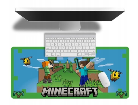 PODKŁADKA NA BIURKO MATA MINECRAFT dla dzieci MATA stół 80 x 35 cm
