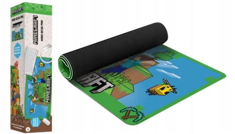 PODKŁADKA NA BIURKO MATA MINECRAFT dla dzieci MATA stół 80 x 35 cm