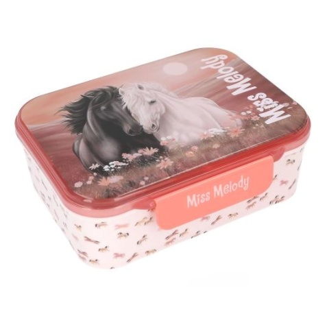 Śniadaniówka MISS MELODY KONIE lunchbox pudełko na lunch śniadaniowe