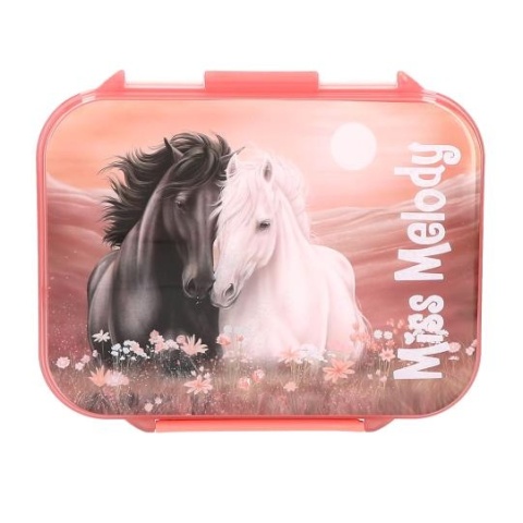 Śniadaniówka MISS MELODY KONIE lunchbox pudełko na lunch śniadaniowe