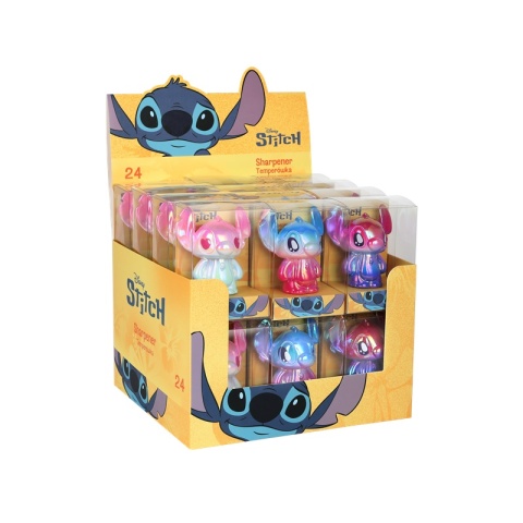 TEMPERÓWKA STITCH figurka szkolna mini strugaczka do kredek mix 1szt.