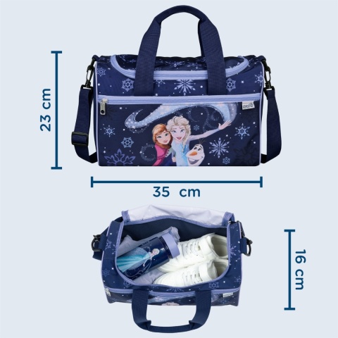 TORBA SPORTOWA FROZEN KRAINA LODU torba na WF basen trening szkolna