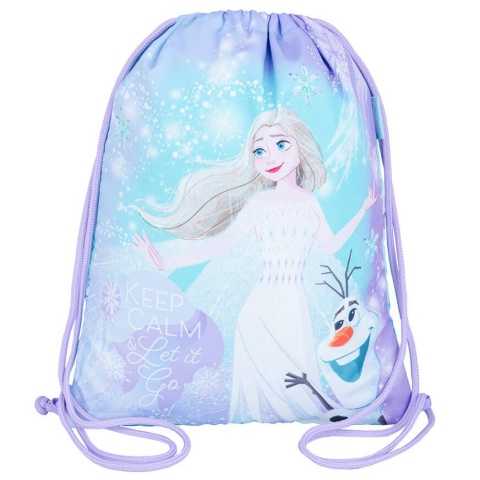 WOREK FROZEN plecak na buty szkolny WF sznurek duży KRAINA LODU