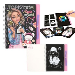 ZDRAPYWANKA TOPMODEL MAGIC SCRATCH zestaw kreatywny rysik 20 stron