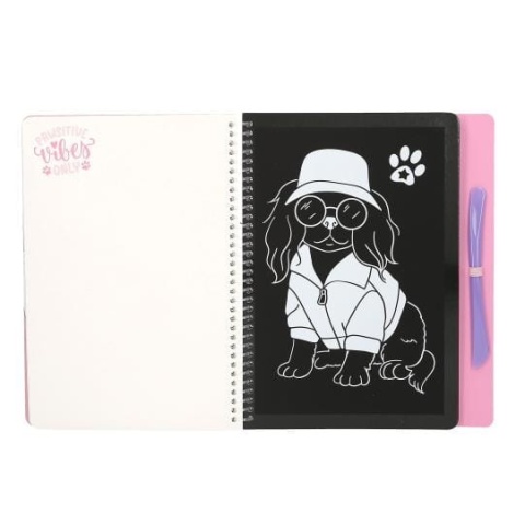 ZDRAPYWANKA TOPMODEL MAGIC SCRATCH zestaw kreatywny rysik 20 stron