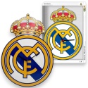 ZEGAR ŚCIENNY REAL MADRID XL MDF 58 cm dziecięcy dekor klubowy piłka