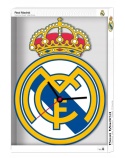 ZEGAR ŚCIENNY REAL MADRID XL MDF 58 cm dziecięcy dekor klubowy piłka