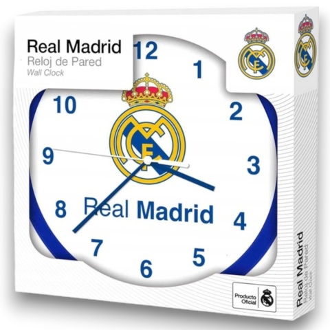 ZEGAR ŚCIENNY REAL MADRYT 25 cm dla fana do pokoju