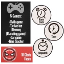 ZEGAREK EDUKACYJNY SPIDERMAN z grami dla dzieci