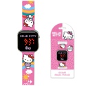 ZEGAREK HELLO KITTY LED cyfrowy silikonowy pasek dla dzieci różowy