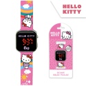 ZEGAREK HELLO KITTY LED cyfrowy silikonowy pasek dla dzieci różowy