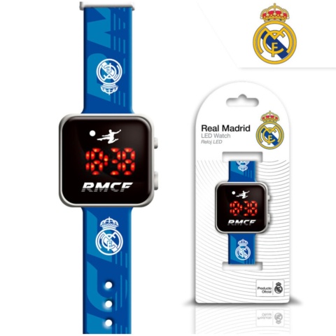 ZEGAREK REAL MADRYT LED cyfrowy silikonowy sportowy dziecięcy