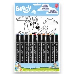 ZESTAW DO KOLOROWANIA BLUEY malowanie po numerach kreatywny