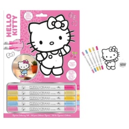 ZESTAW KREATYWNY HELLO KITTY figurka do malowania DIY kolorowanka