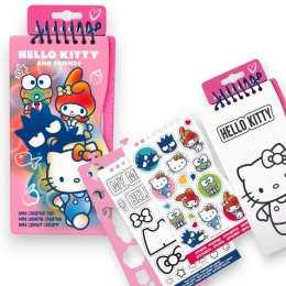 ZESTAW KREATYWNY HELLO KITTY naklejki szablony