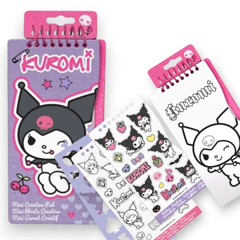 ZESTAW KREATYWNY KUROMI naklejki szablony