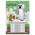 ZESTAW KREATYWNY MINECRAFT figurka do malowania DIY kolorowanka