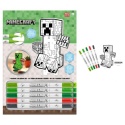 ZESTAW KREATYWNY MINECRAFT figurka do malowania DIY kolorowanka