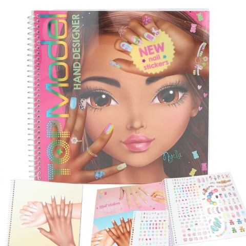 ZESTAW KREATYWNY TOPMODEL HAND DESIGNER paznokcie naklejki