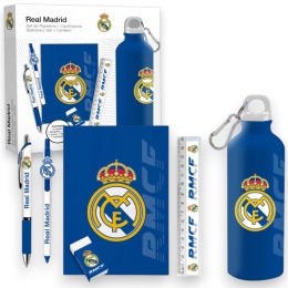 ZESTAW SZKOLNY REAL MADRYT bidon 650 ml przybory szkolne