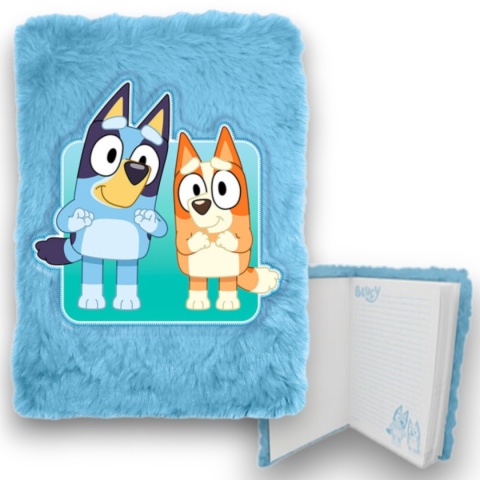 ZESZYT PLUSZOWY BLUEY A5 pamiętnik szkolny dla dzieci 21x15 cm