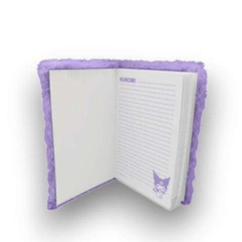 ZESZYT PLUSZOWY KUROMI SANRIO A5 21x15 cm PAMIĘTNIK NOTATNIK