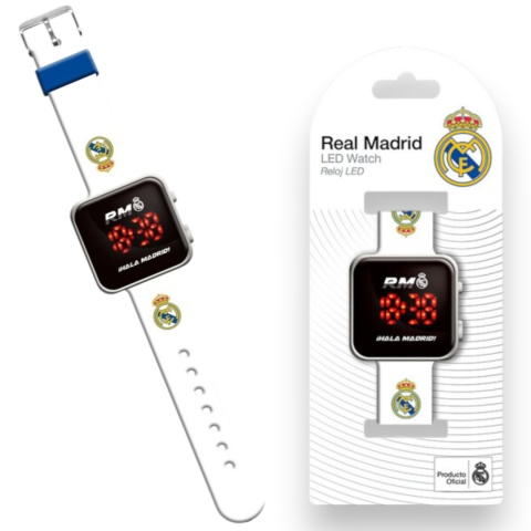 Zegarek cyfrowy LED na rękę REAL MADRYT z kalendarzem dla dzieci