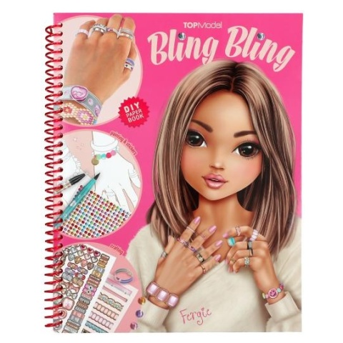 Zestaw kreatywny TOP MODEL BLING BLING naklejki DIY
