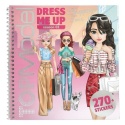 Zestaw kreatywny TOP MODEL Dress Me Up SHOPPING naklejki szkicownik