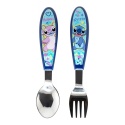 Zestaw sztućców metalowych STITCH ANGEL sztućce dla dzieci łyżka widelec