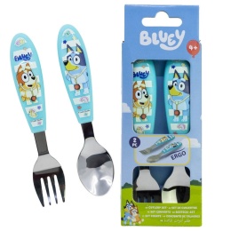 Zestaw sztućców metalowych BLUEY sztućce dla dzieci łyżka widelec