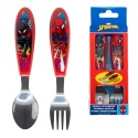Zestaw sztućców metalowych SPIDERMAN sztućce dla dzieci łyżka widelec
